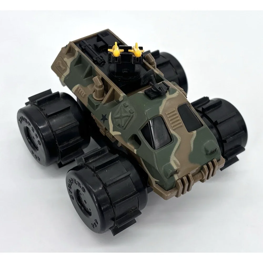 Vintage 1980s Schaper Stomper Water Demons Military Amphibious 4x4 Camo Missile